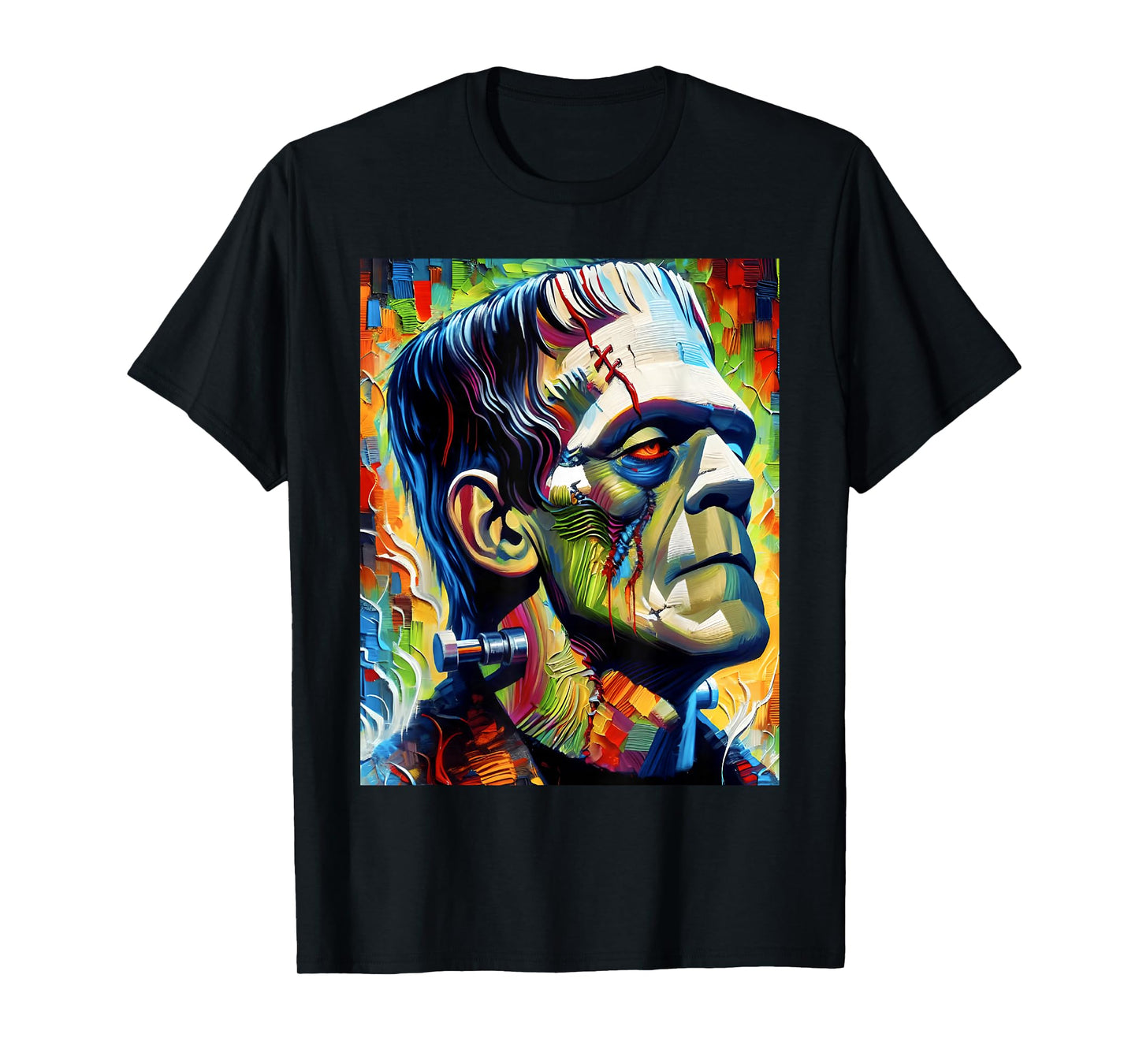Frankenstein Monster And Bride Halloween Matching Couple T-Shirt