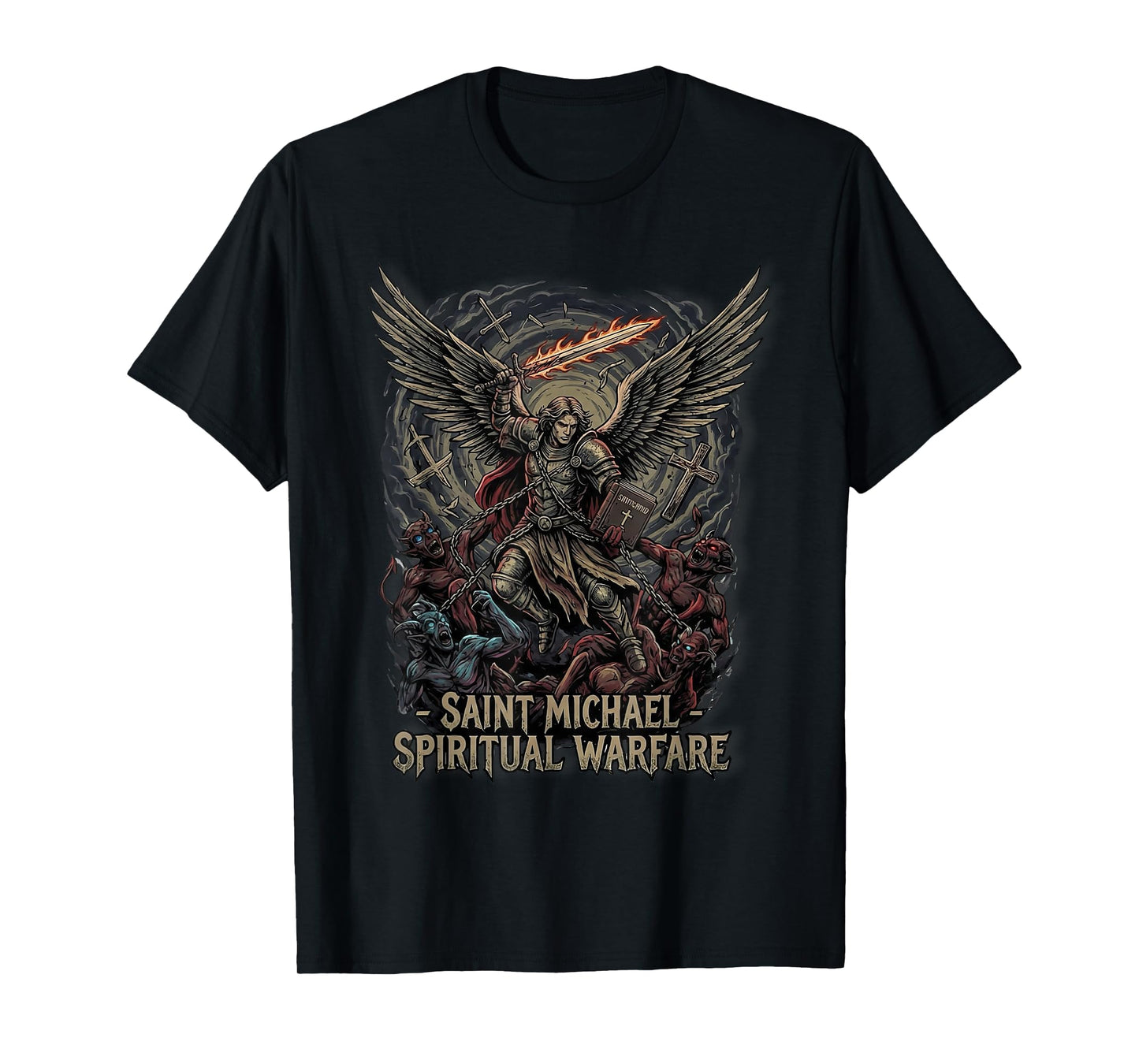 Saint Michael The Archangel Catholic T-Shirt