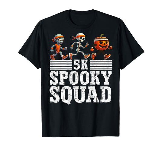 (BACK PRINT) Halloween Fun Run Matching Halloween 5K Runners T-Shirt