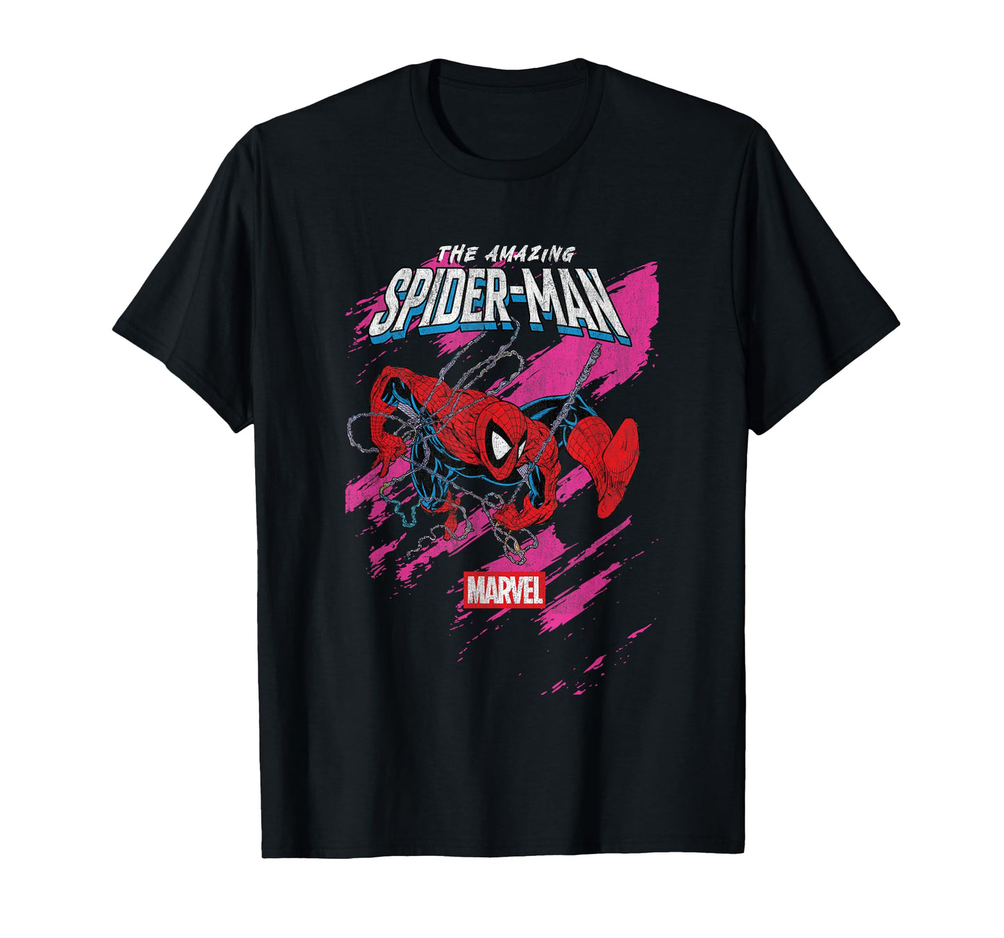Marvel Comics The Amazing Spider-Man Vintage Neon Cover T-Shirt