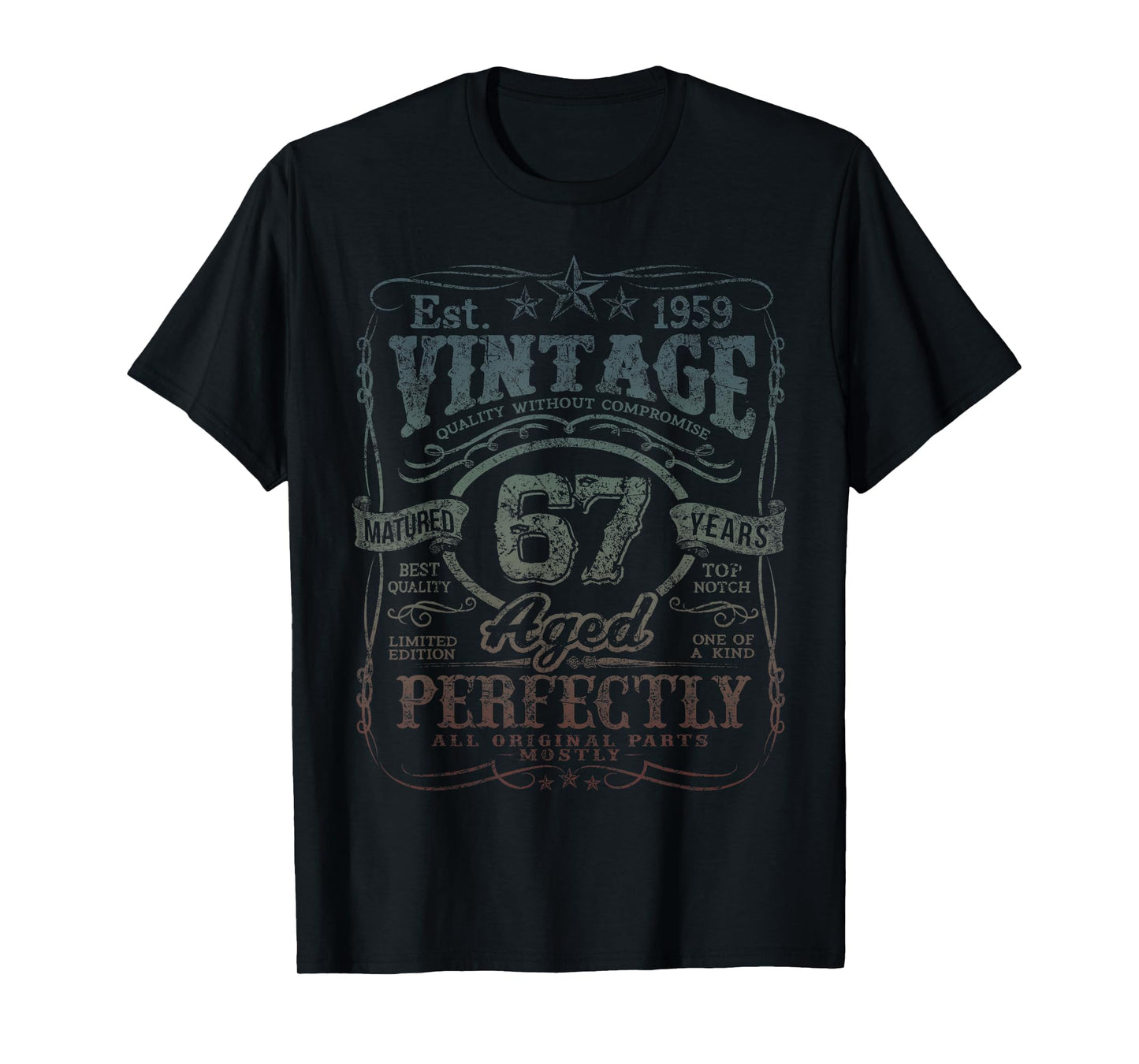 Vintage 1959 Limited Edition Shirt 67 Year Old 67th Birthday T-Shirt