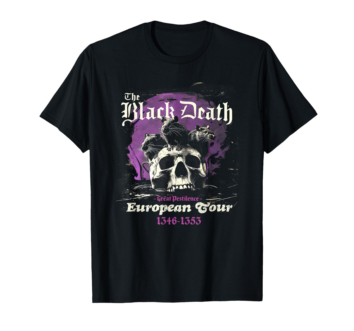 The Plague T-Shirt Black Death European Tour T-Shirt
