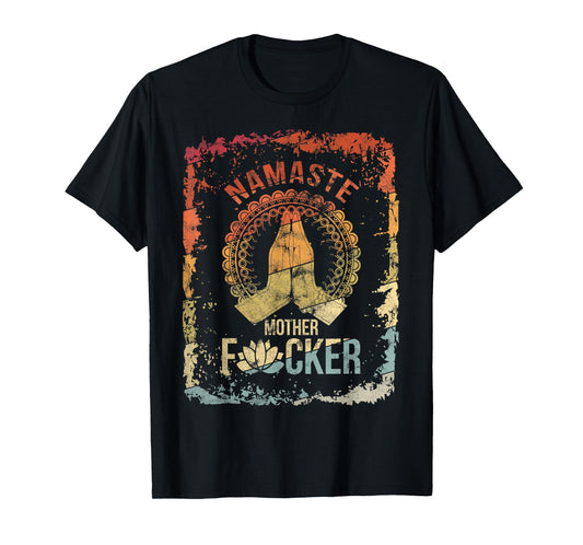 Yoga Namaste Mother F Vintage T-Shirt