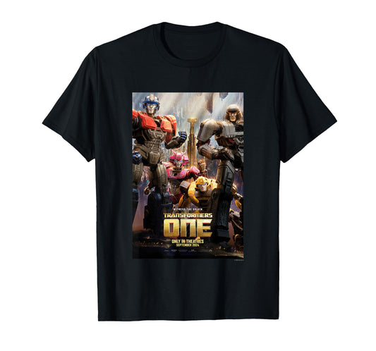 Transformers One Witness The Origin Movie Poster Vintage T-Shirt