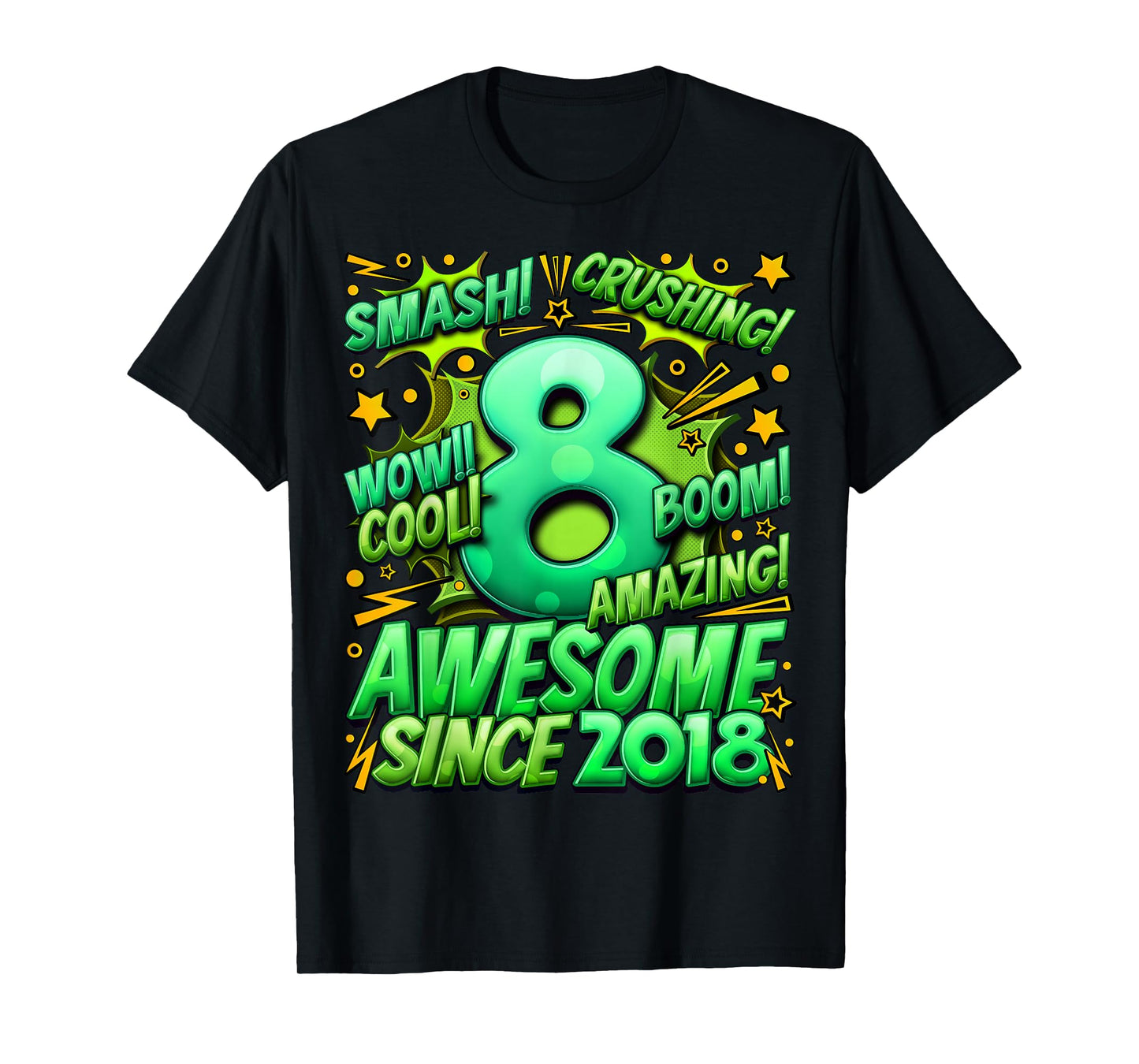 8 Year Old Gifts for Boys 8th Birthday Boy 8 Year Old Boy T-Shirt