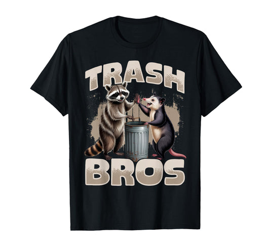 Funny Opossum and Raccoon T-Shirt