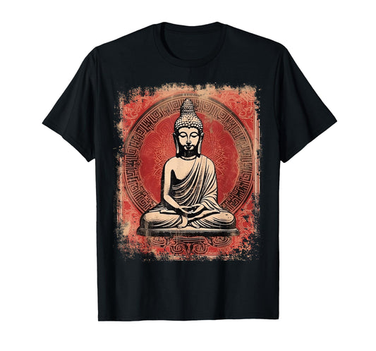 Hip Hop Y2K Vintage Hipster Retro Edgy Streetwear Buddha T-Shirt