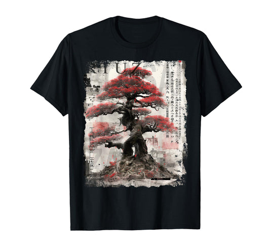 Hip Hop Y2K Vintage Hipster Edgy Urban Streetwear Bonsai T-Shirt